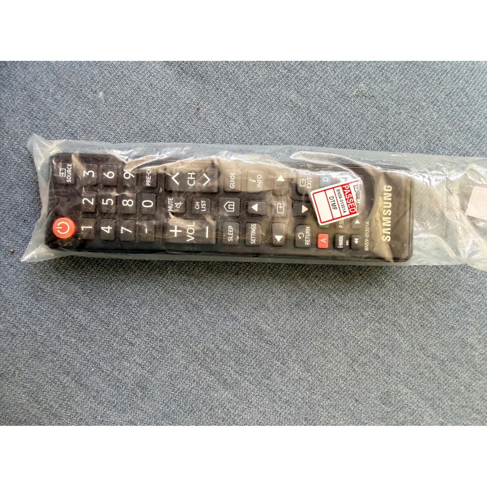 Samsung BN59-01301A TV Remote Control Black Excellent OEM Replacement